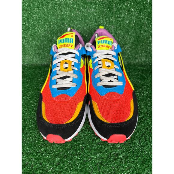 Puma Rider FV Lava Sneakers Glow in the Dark 388905 01 Men’s Size 9 - Picture 2 of 8